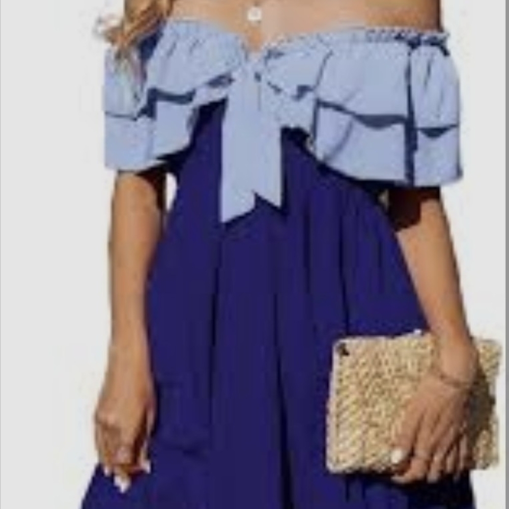 SHEIN Elegant Blue Garment